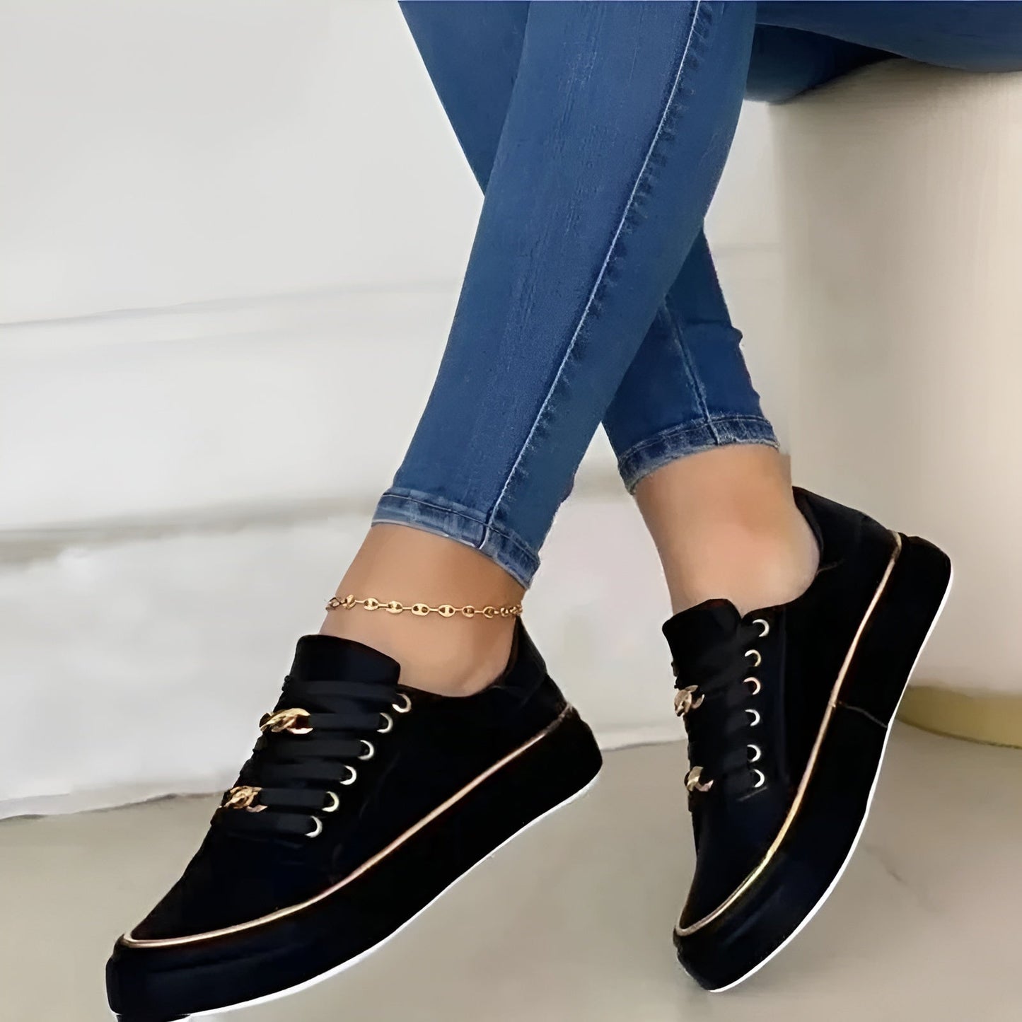 Women's Orthopedic Everyday Sneakers — front view