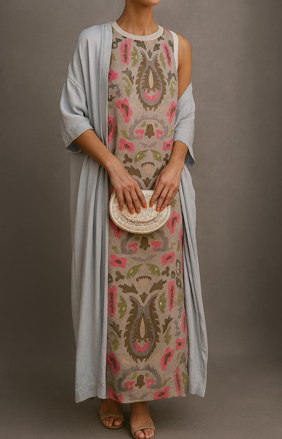 Women's Long Special Occasion Maxi Dress — detail view