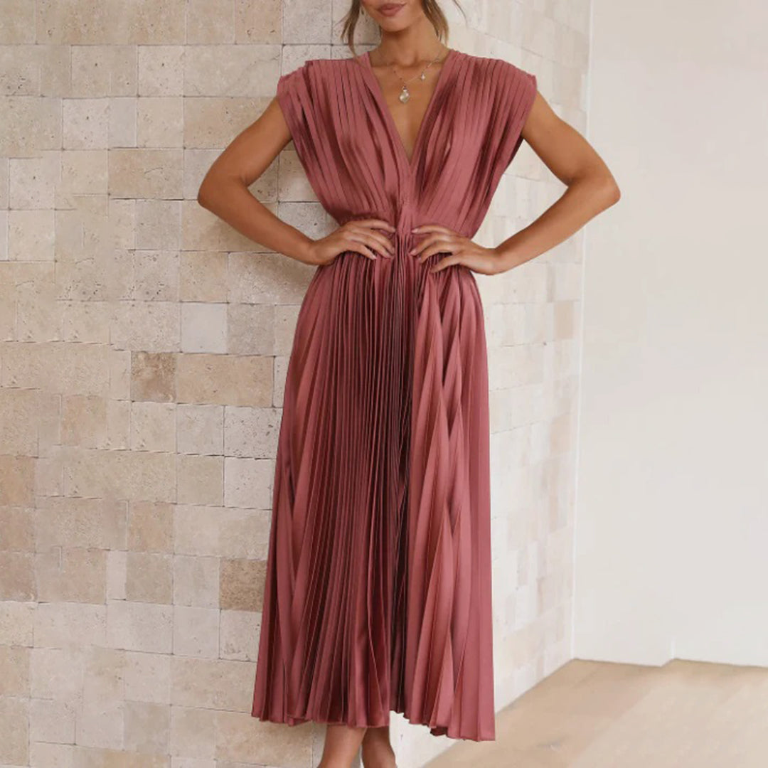 Women's Wedding Guest Midi Dress — side view
