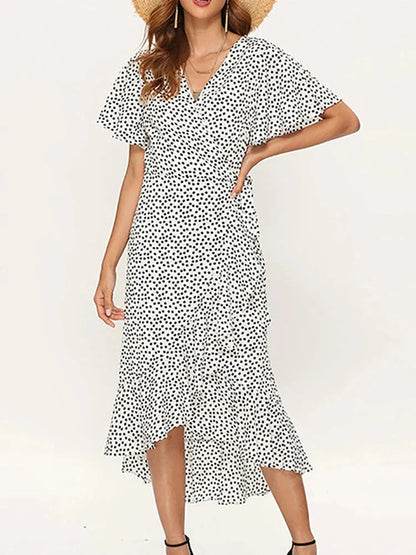 Women's Long Floral Summer Maxi Dress — product view
