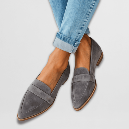 Women's Orthopedic Suede Loafers — product view