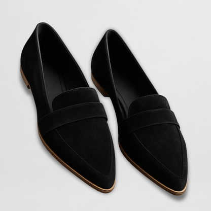 Women's Orthopedic Suede Loafers — detail view