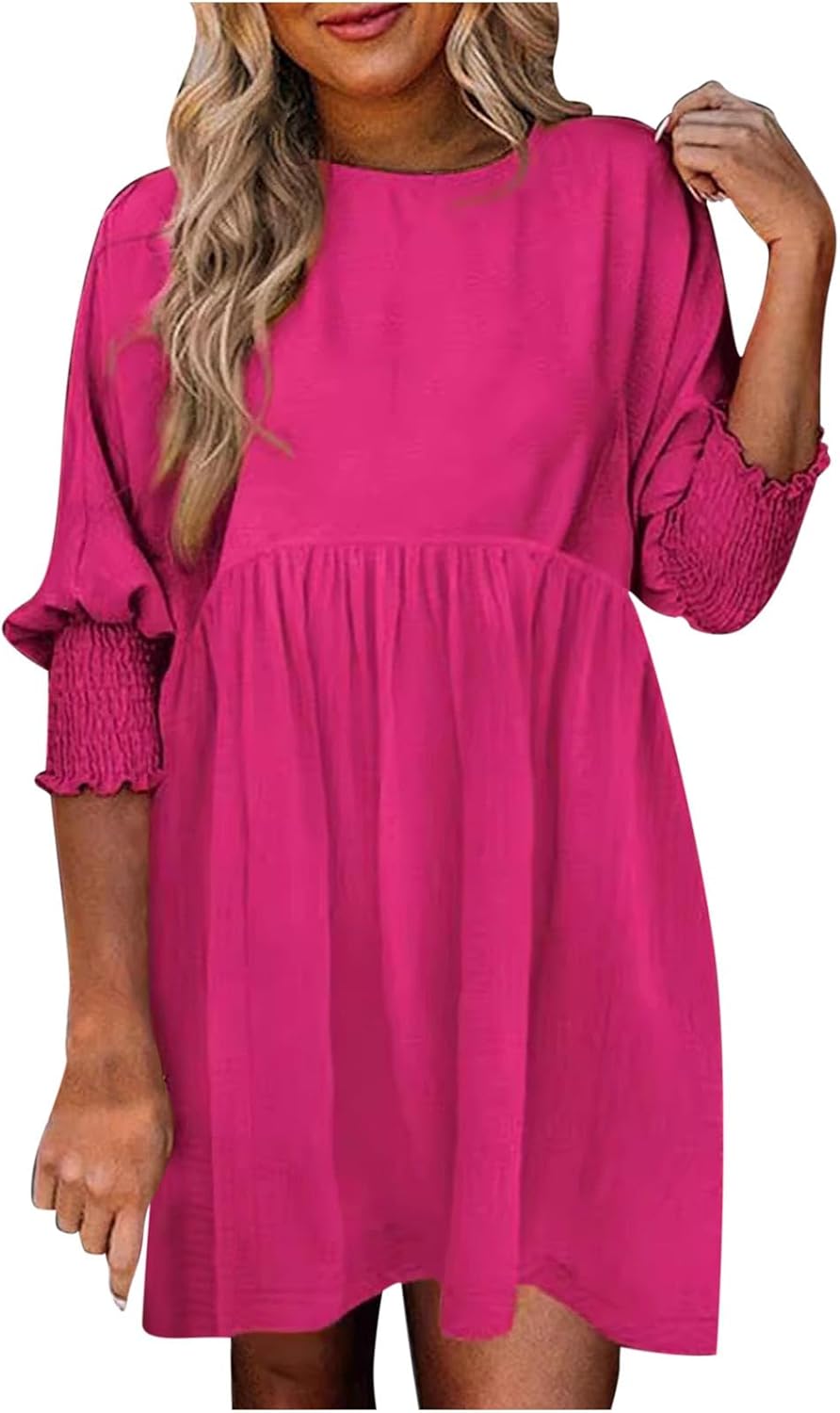 Women's Ruched Summer Day Midi Dress — product view