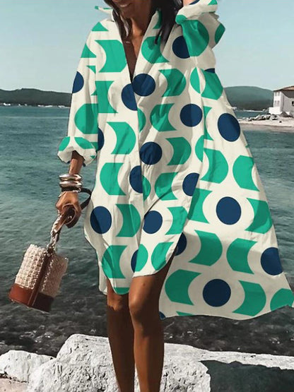 Women's Shirt Midi Dress — side view