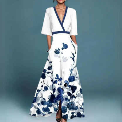 Women's Floral Print Maxi Dress — product view