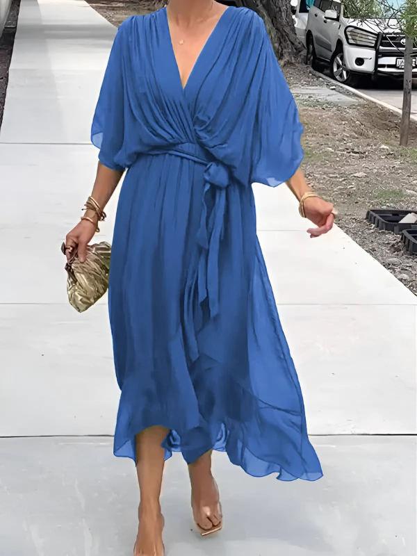 Women's Wrap Midi Dress Day to Night — product view