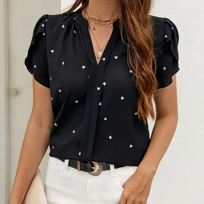 Women's Floral Print Casual Shirt — detail view