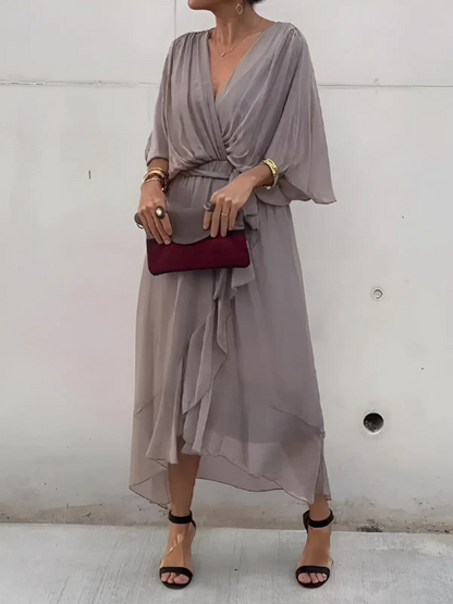Women's Wrap Midi Dress Day to Night — product view