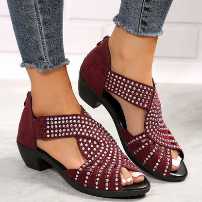Women's Adjustable Flat Sandals — detail view
