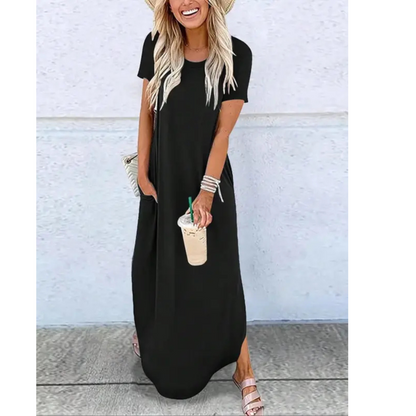 Women's Casual Summer Maxi Dress — side view