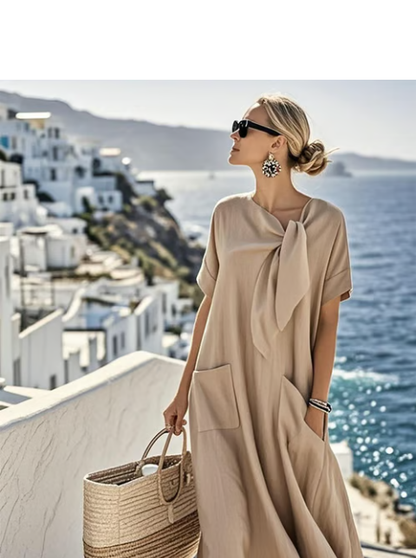 Women's Relaxed Summer Midi Dress — product view