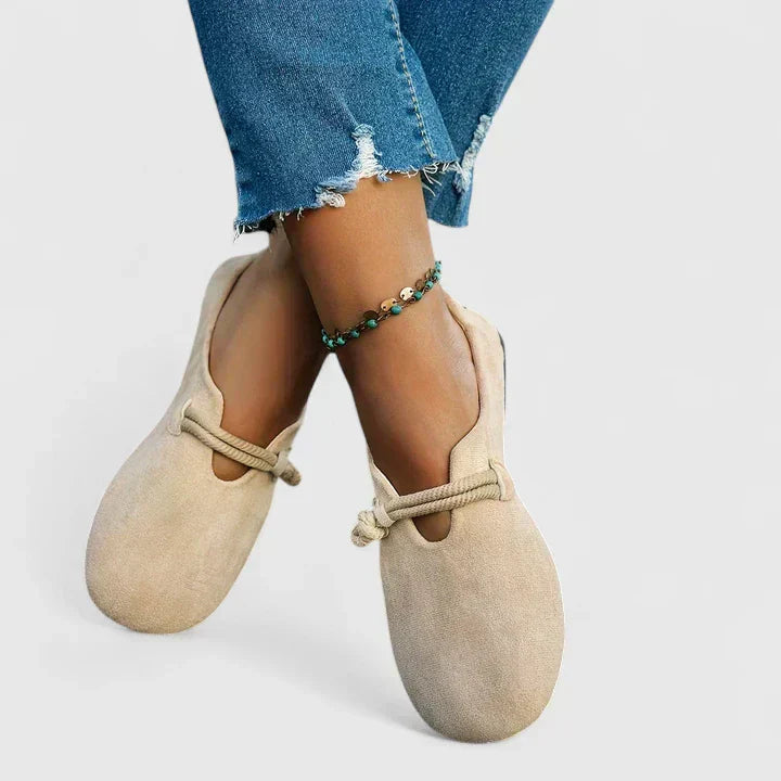 Women's Orthopedic Slip-On Loafers — close-up