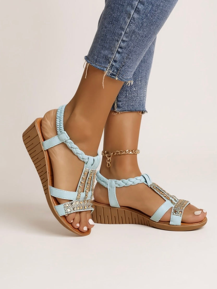 Women's Cushioned Wedge Sandals — product view