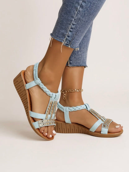 Women's Cushioned Wedge Sandals — product view