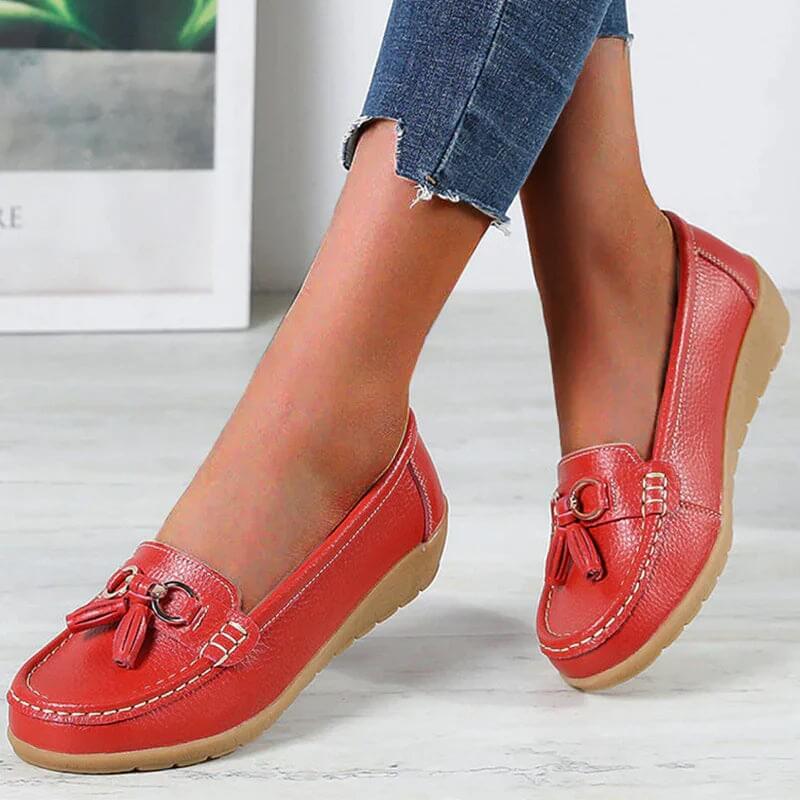 Women's Tassel Slip-On Loafers — side view