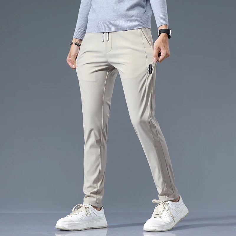 Men's Slim Fit Cotton Pants — product view