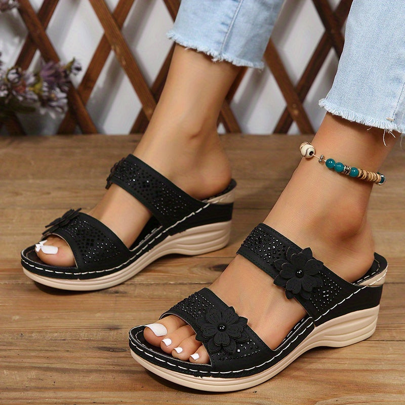 Women's Wedge Slides — detail view