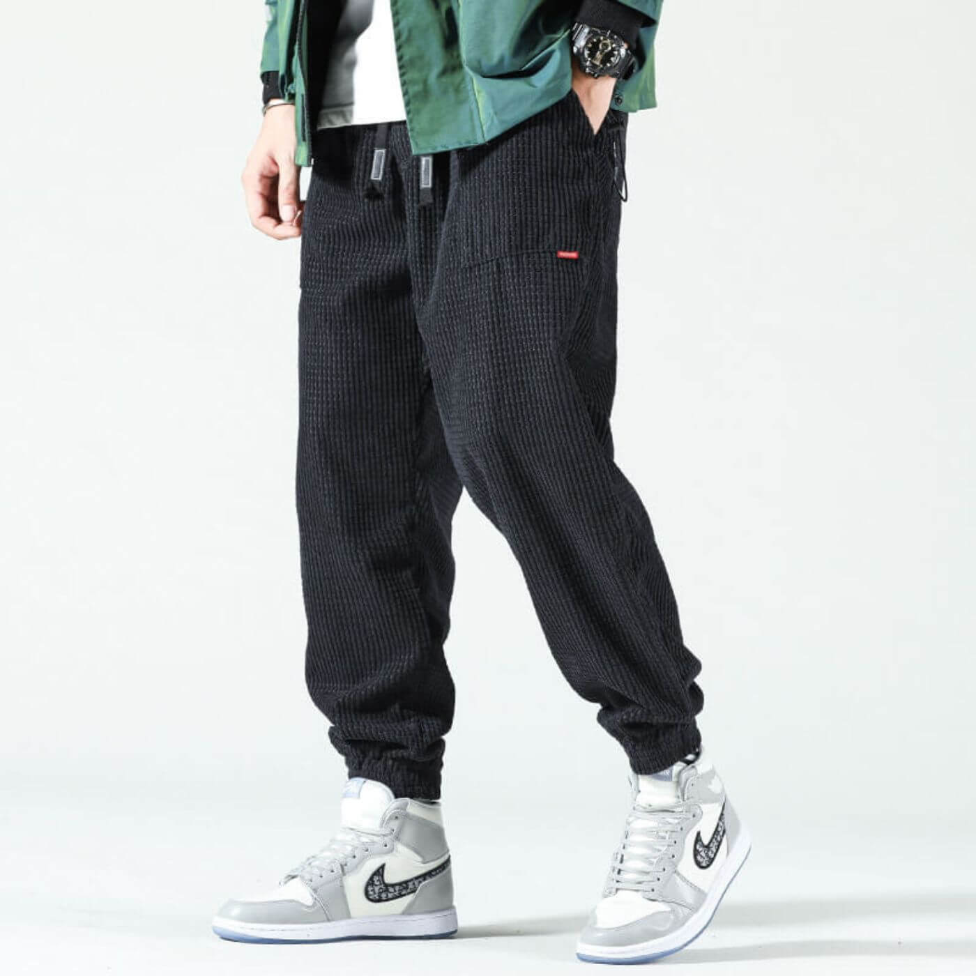 Men's Casual Corduroy Joggers — detail view