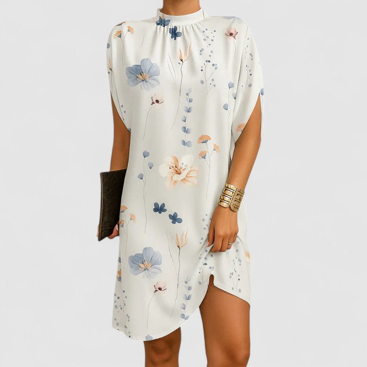 Women's Split Sleeve Dinner Midi Dress — detail view
