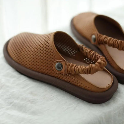 Women's Cushioned Flat Sandals — side view