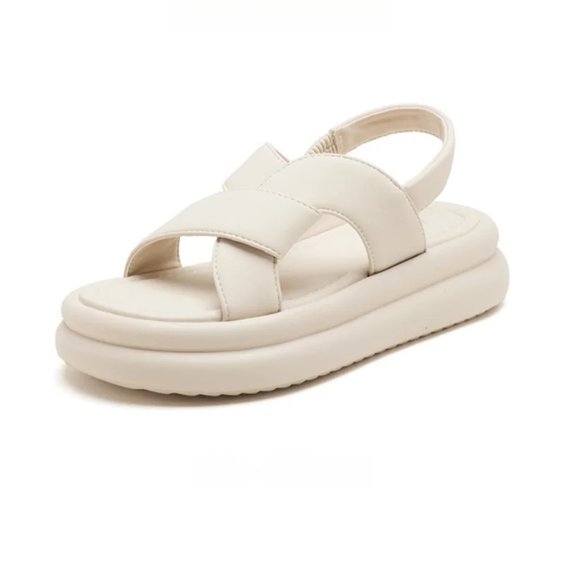Women's Orthopedic Arch Support Wedge Sandals — front view
