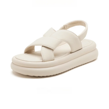 Women's Orthopedic Arch Support Wedge Sandals — front view