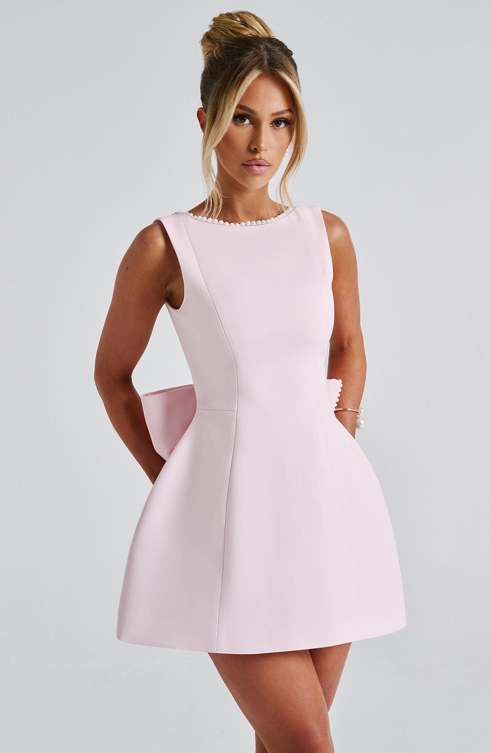 Women's A-Line Mini Dress — side view