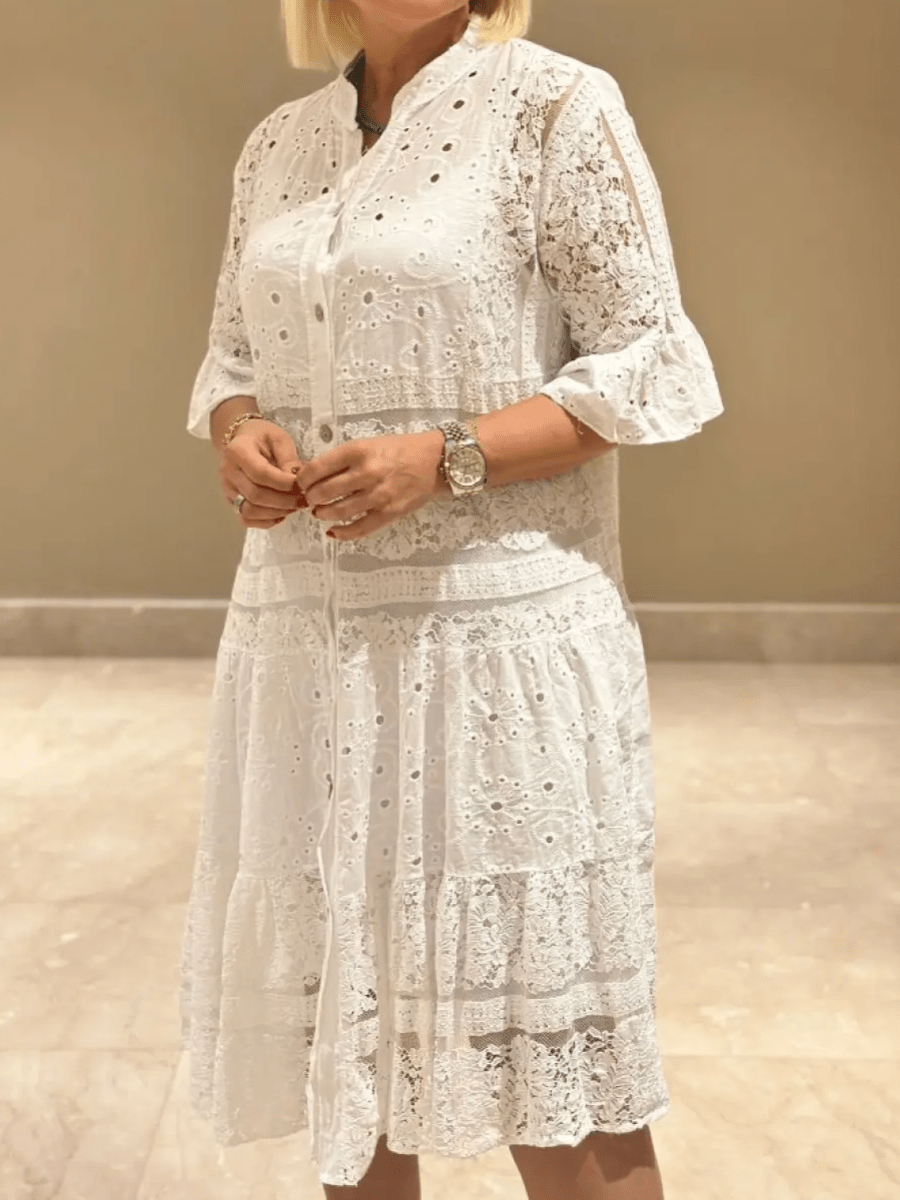 Women's Floral Summer Midi Dress — detail view