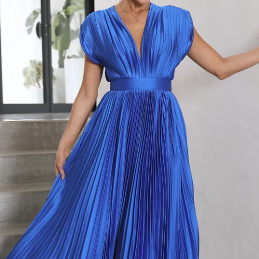 Women's Wedding Guest Midi Dress — close-up