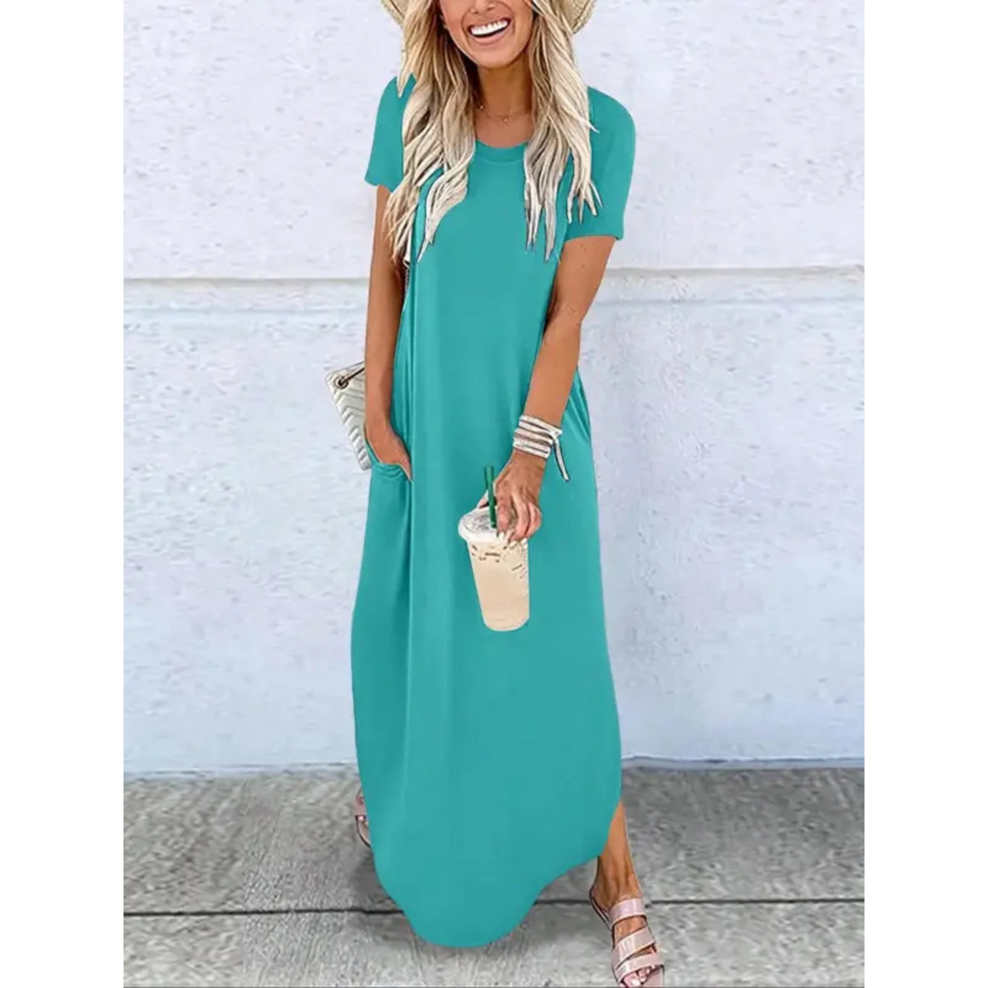 Women's Casual Summer Maxi Dress — detail view