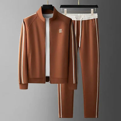 Men's Stripe Jogger Tracksuit Set — product view