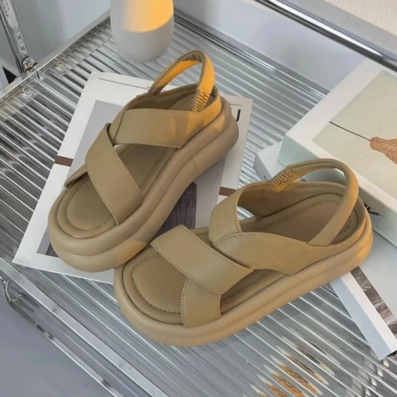 Women's Orthopedic Arch Support Wedge Sandals — product view