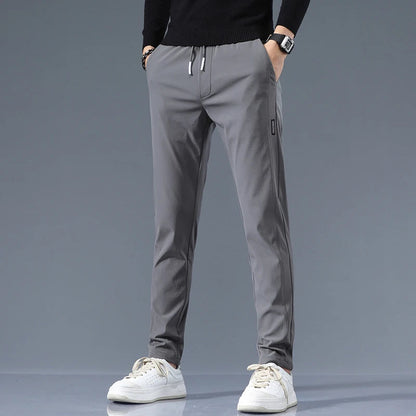 Slim-Fit Cotton Drawstring Joggers for Men
