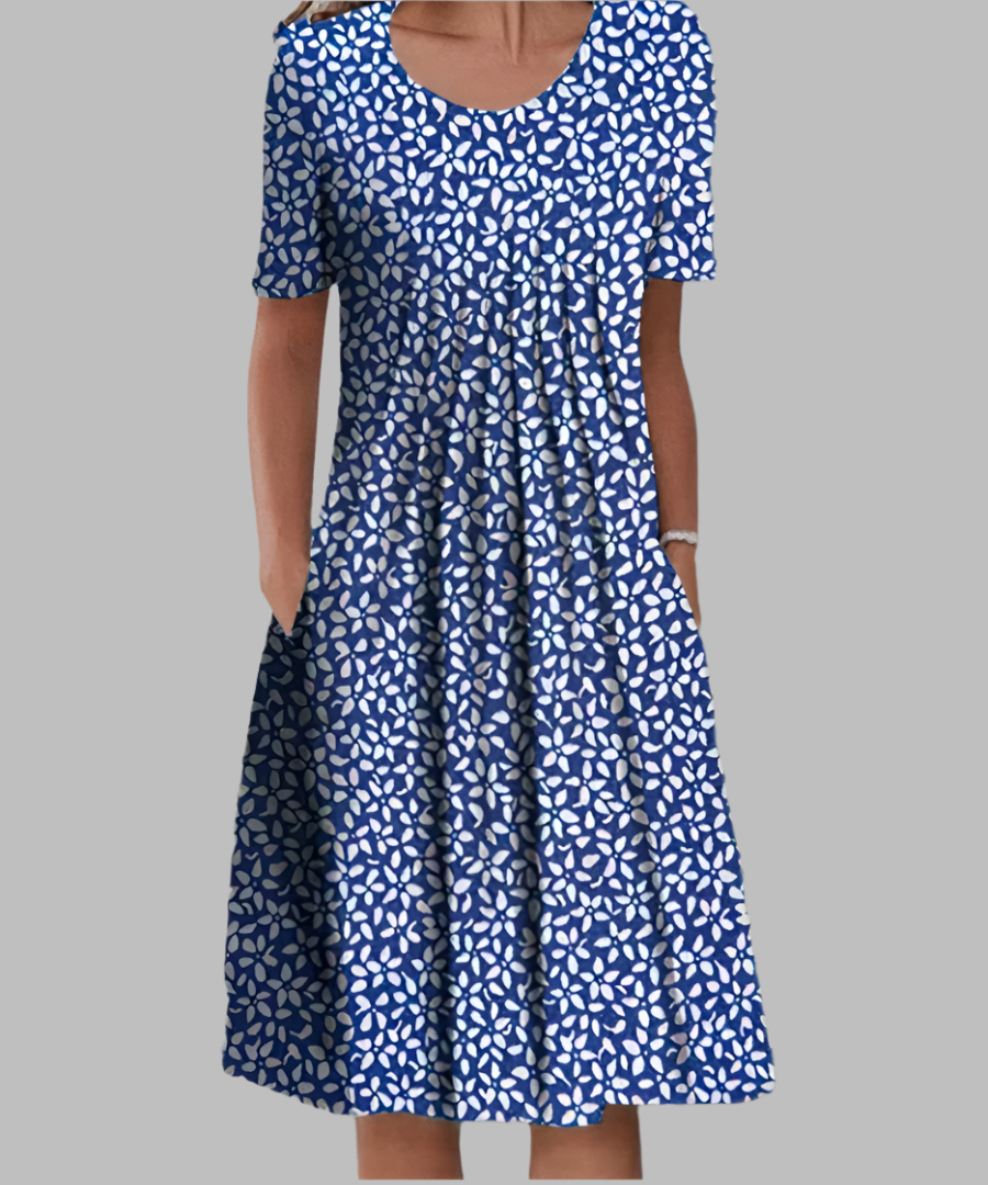 Women's Casual Summer Midi Dress — close-up