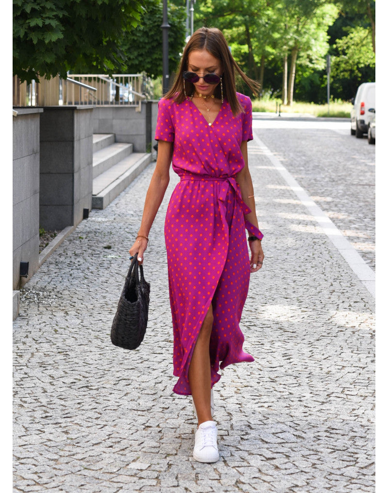 Women's Floral Print Everyday Maxi Dress — detail view