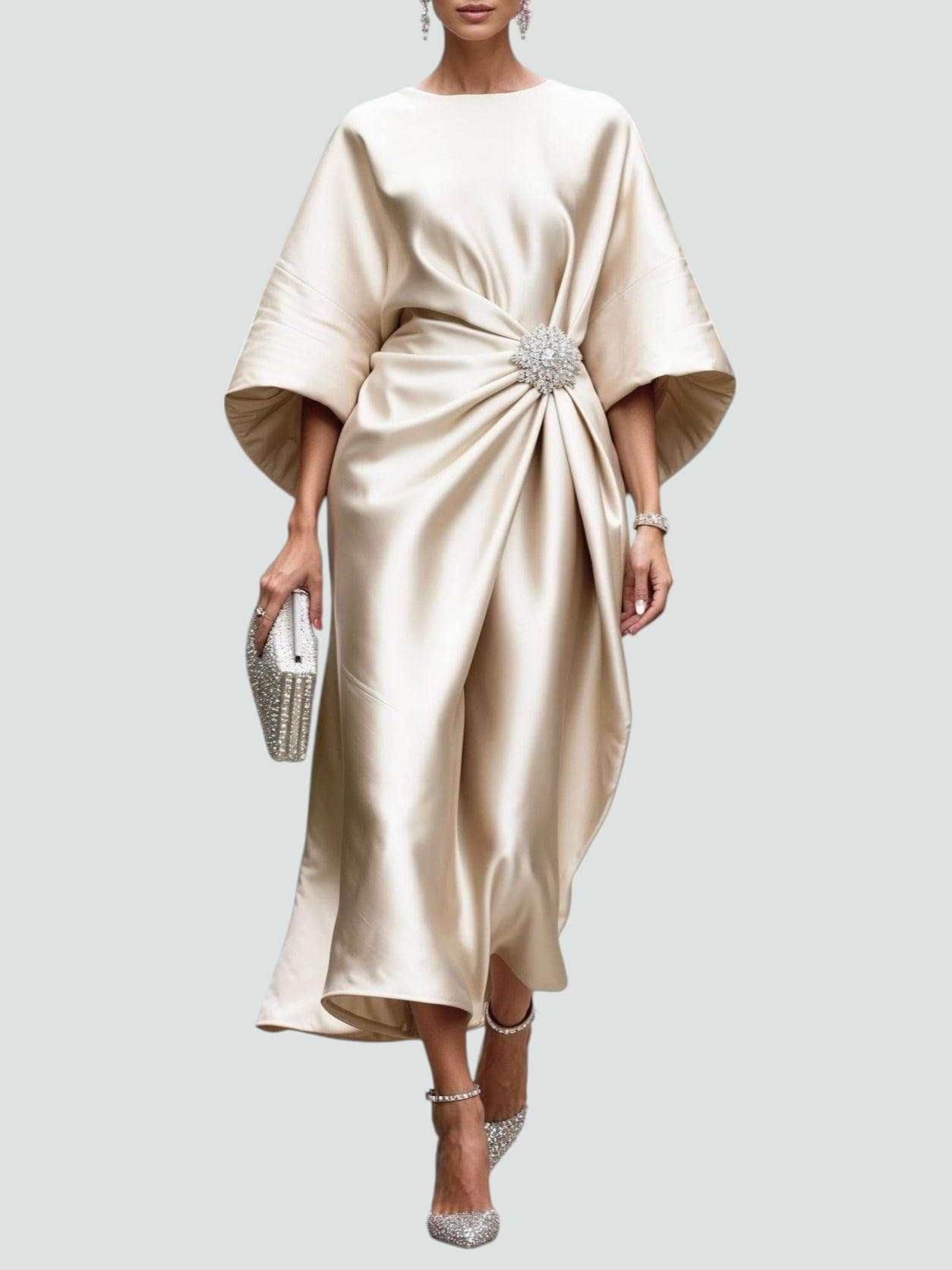 Women's Evening Maxi Dress — front view