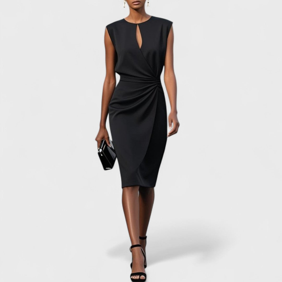 Women's Elegant Formal Occasion Midi Dress — detail view