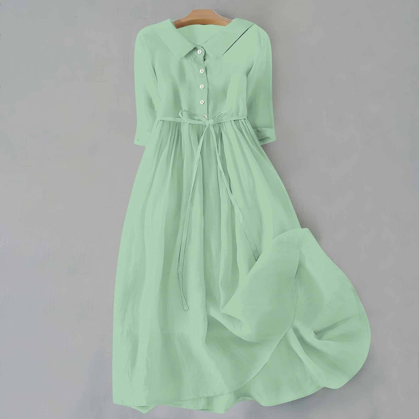 Women's Casual All-Season Midi Dress — front view