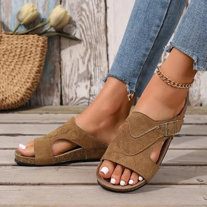 Women's Flat Sandals — front view