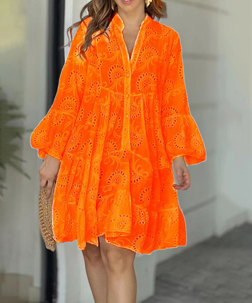 Women's Tiered Mini Dress — side view