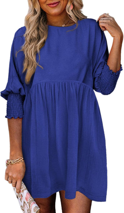 Women's Ruched Summer Day Midi Dress — product view