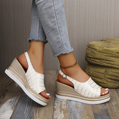 Women's Wedge Sandals — close-up