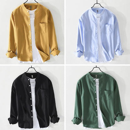 Men's Classic Fit Cotton Shirt — front view