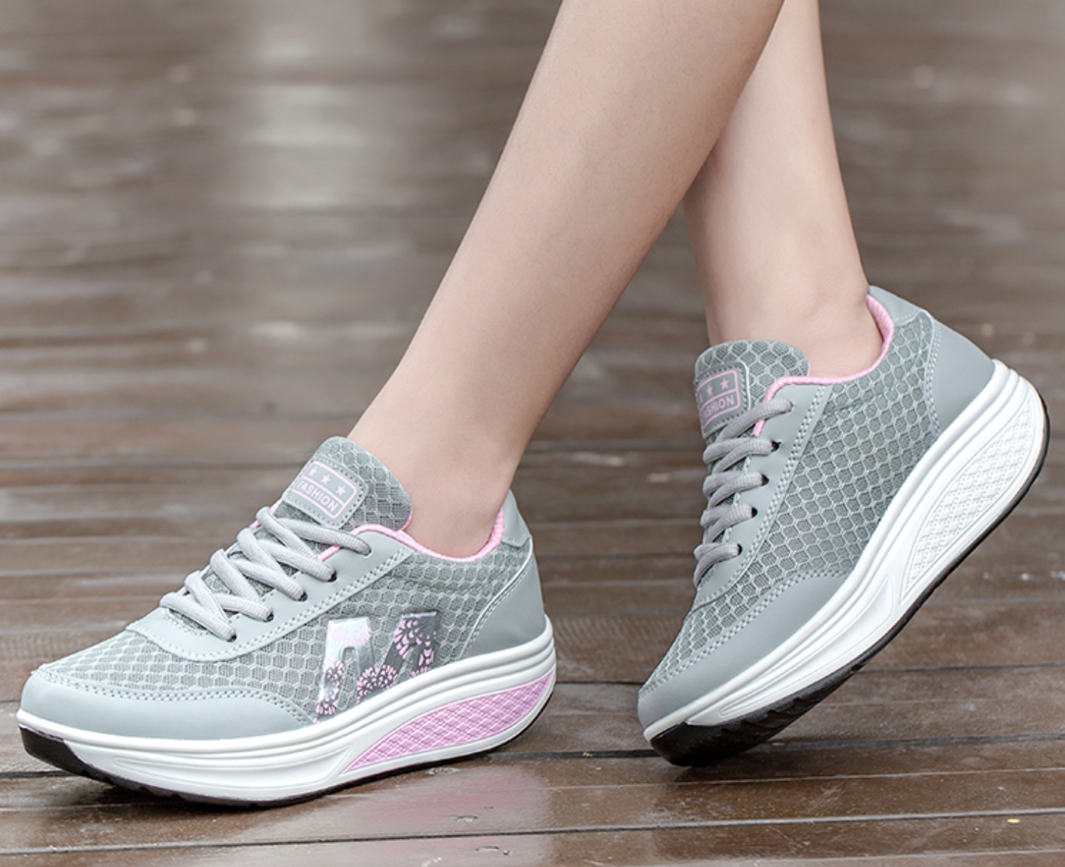 Women's Orthopedic Walking Sneakers — front view