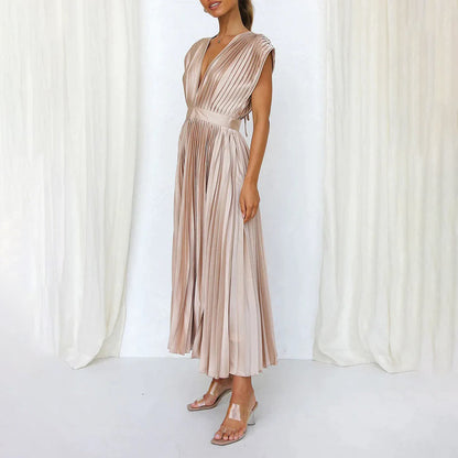Women's Wedding Guest Midi Dress — side view