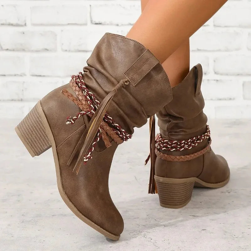 Women's Western Mid-Calf Boots — detail view