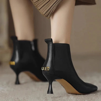 Women's Kitten Heel Boots — detail view