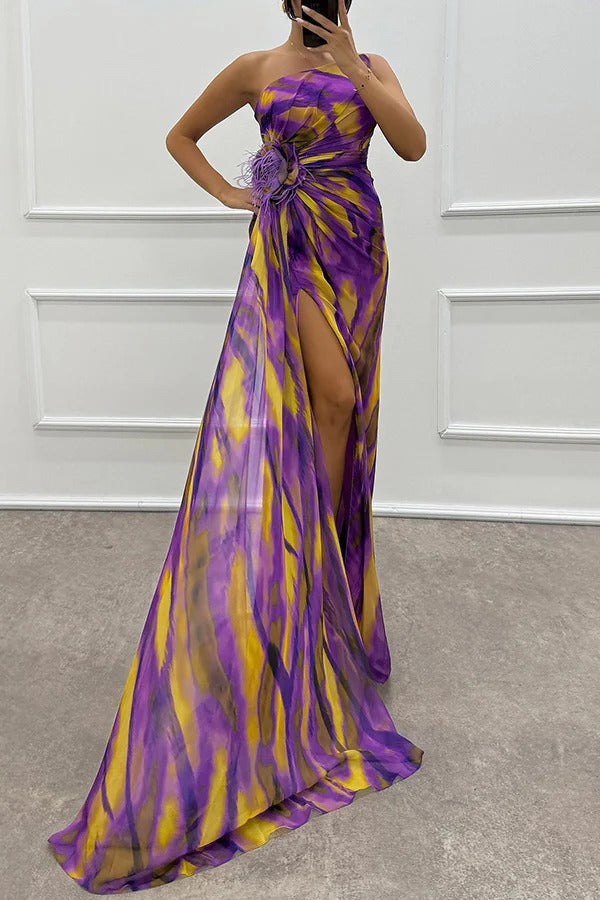 Women's Wedding Guest Maxi Dress — side view