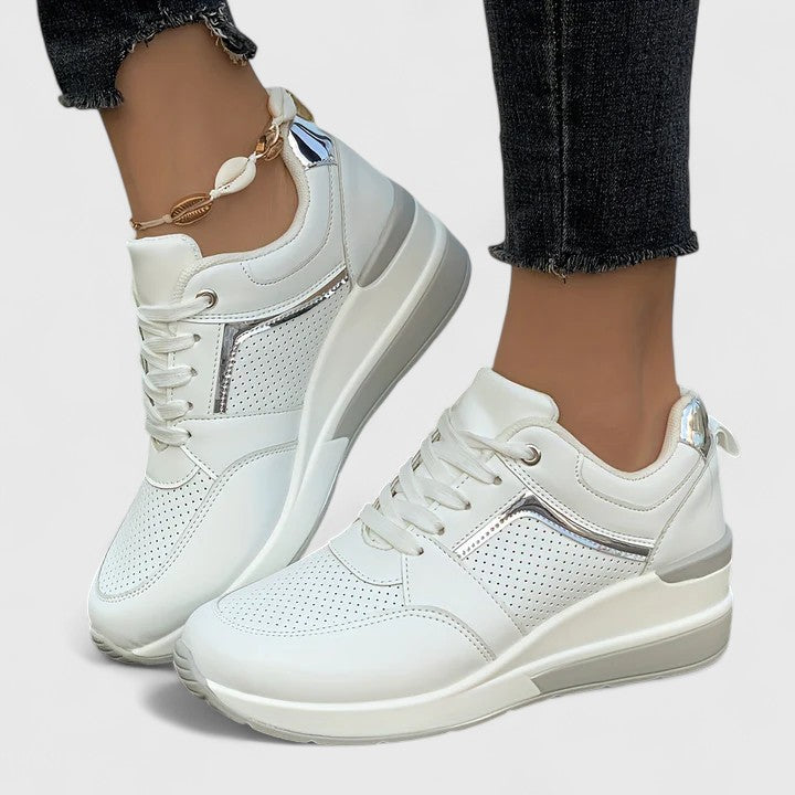 Women's Orthopedic Leather Shoes — side view