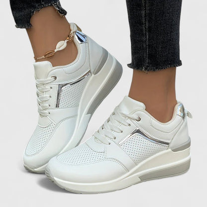 Women's Orthopedic Leather Shoes — side view